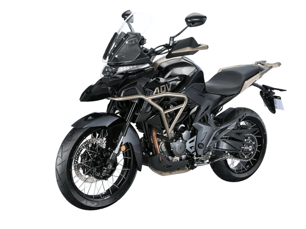 Мотоцикл дорожный Zontes (Зонтес) ZT350 - T (4T ZT184MP EFI) 19/17 (2023 г.) чёрный с ПТС | Мототека