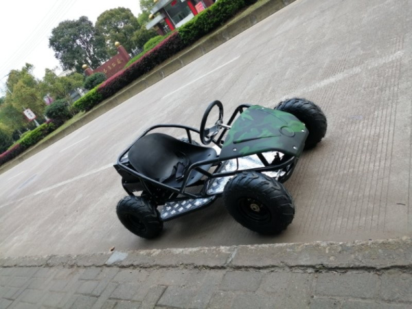 Детский электробагги GreenCamel Намиб T007 армейский зелёный (48V 1000W R6 Дифференциал) | Мототека